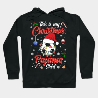 Funny Costume Family This is my Christmas Soccer Pajamas Hoodie